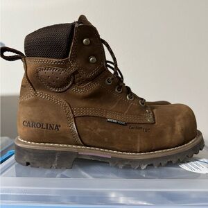 Carolina Parthenon Women’s 6” Waterproof Carbon Composite Toe Work Boot Size 8
